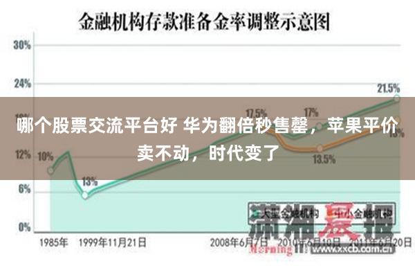 哪个股票交流平台好 华为翻倍秒售罄，苹果平价卖不动，时代变了