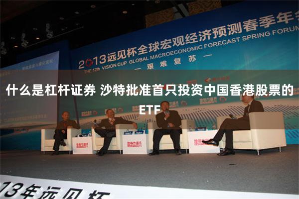 什么是杠杆证券 沙特批准首只投资中国香港股票的ETF