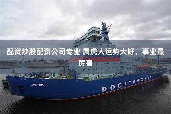配资炒股配资公司专业 属虎人运势大好，事业最厉害