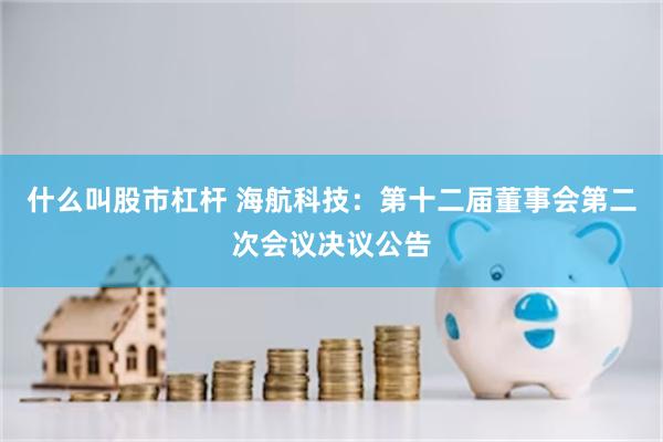 什么叫股市杠杆 海航科技：第十二届董事会第二次会议决议公告