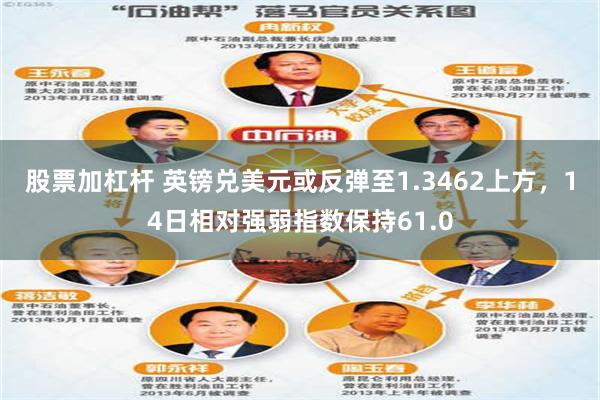 股票加杠杆 英镑兑美元或反弹至1.3462上方，14日相对强弱指数保持61.0
